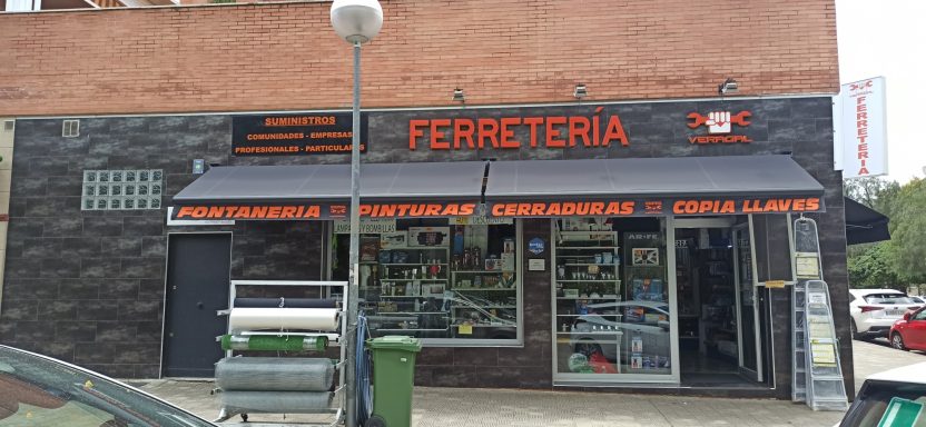 Letras corporeas fachada